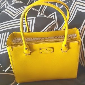 chartreuse Kate spade purse